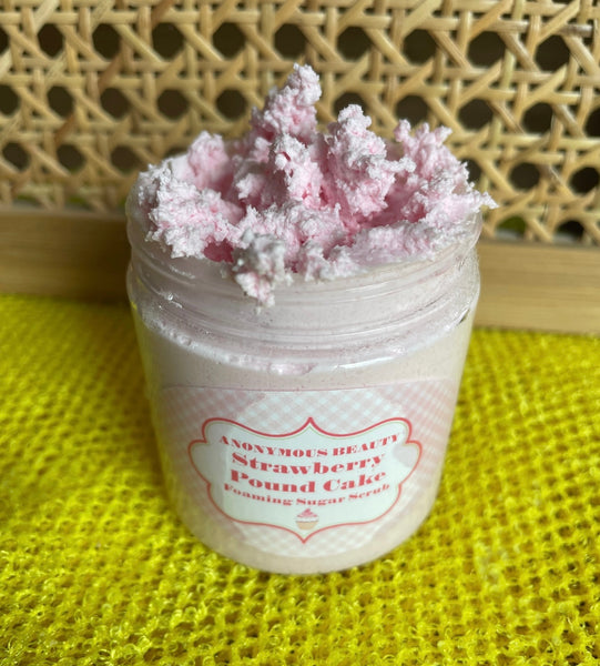 Strawberry Pound Cake Foaming Sugar Body Scrub