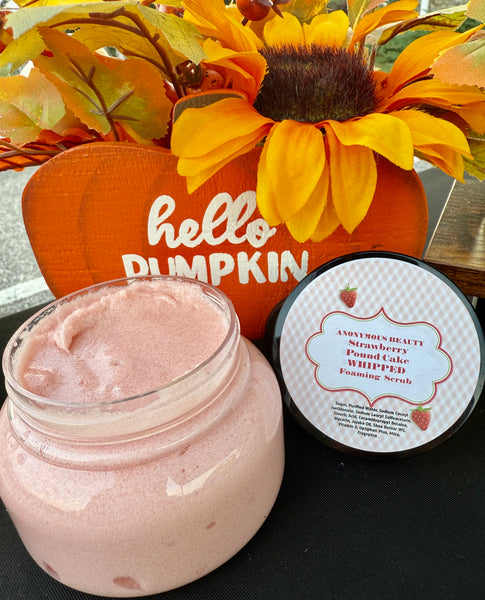 Strawberry Pound Cake Whipped Foaming Body Scrub